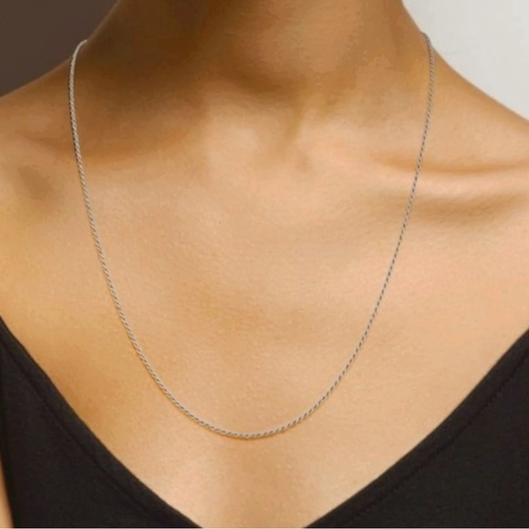 zoeserendipity Jewelry - 24” Sterling Silver Rope Chain Necklace